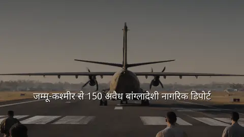 जम्मू-कश्मीर से 150 अवैध बांग्लादेशी नागरिक डिपोर्ट